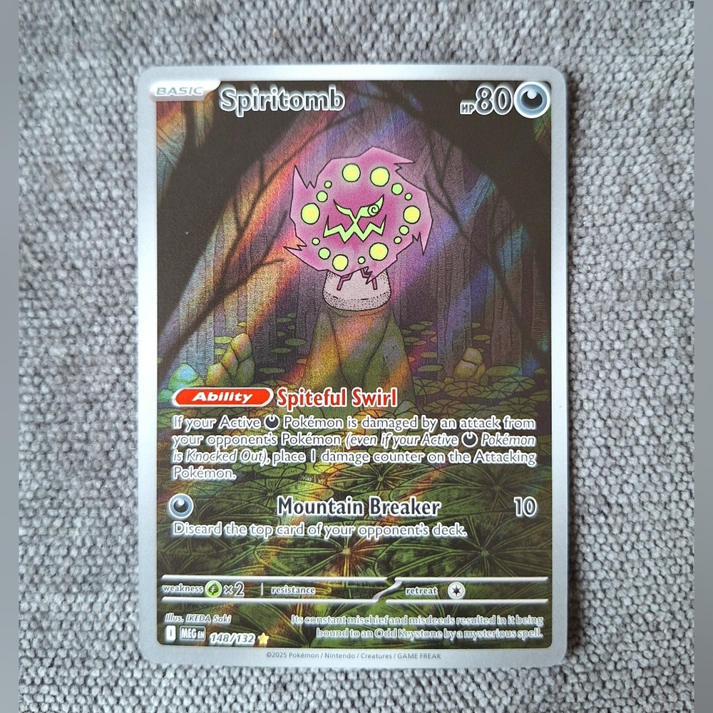 Pokémon Spiritomb - 148/132 - ME01: Mega Evolution (MEG) Card